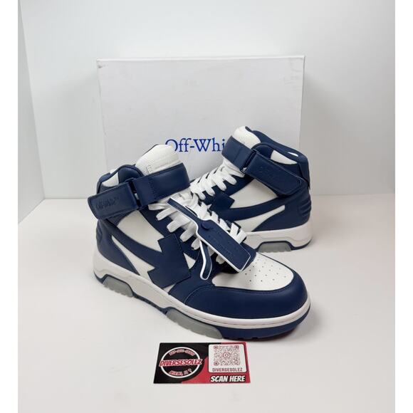 Size 41EU/8US- Off-White Out Of Office Mid Blue Sneakers💙 New/Retail $620!